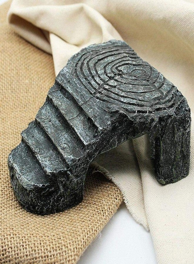 VOBRAMY Reptile Basking Rock Tank Ornament Lizard Gecko Turtle Climbing Ladder Platform Toad Rest Hiding Cave Platform - Image 5